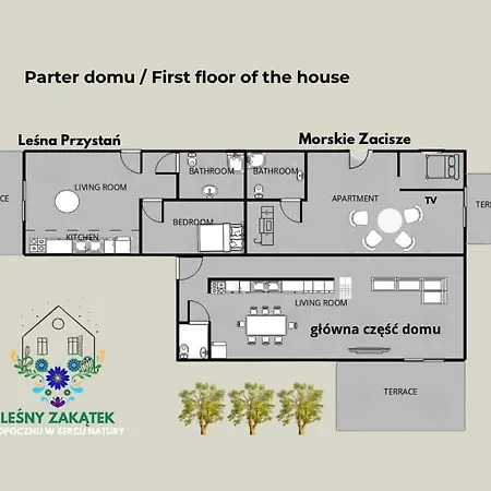 別荘 Dom Lesny Zakatek Od Luxflats オストロボ