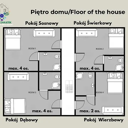 Dom Lesny Zakatek Od Luxflats 別荘 オストロボ