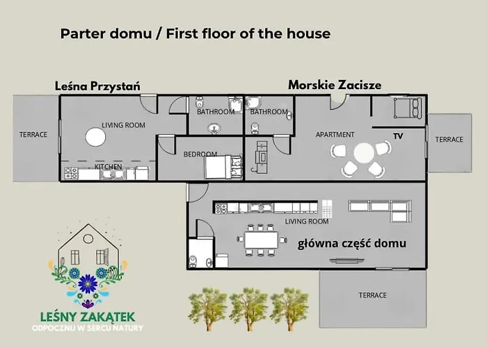 Nyaraló Dom Lesny Zakatek Od Luxflats Ostrowo